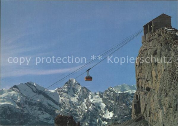 Seilbahn Schilthorn Mürren Station Birg Gspalten
