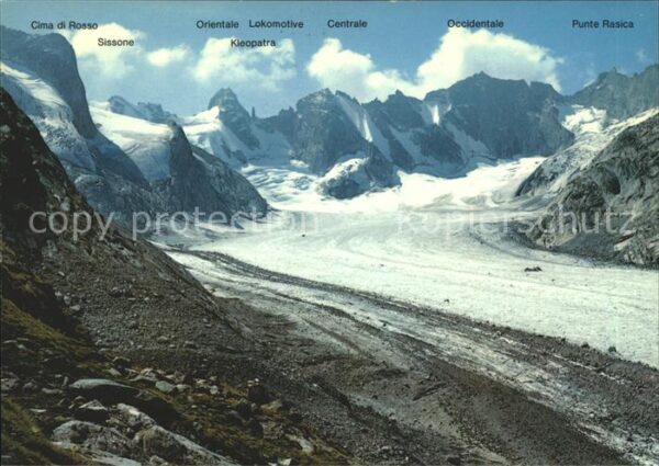 Gletscher Fornogletscher Torrone-Gruppe