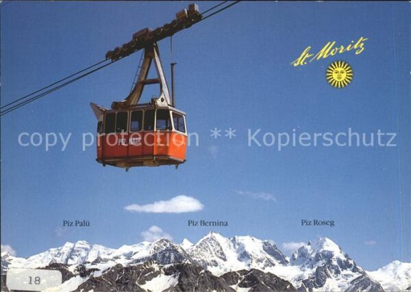 Seilbahn Corviglia-Piz Nair St. Moritz Berninagr