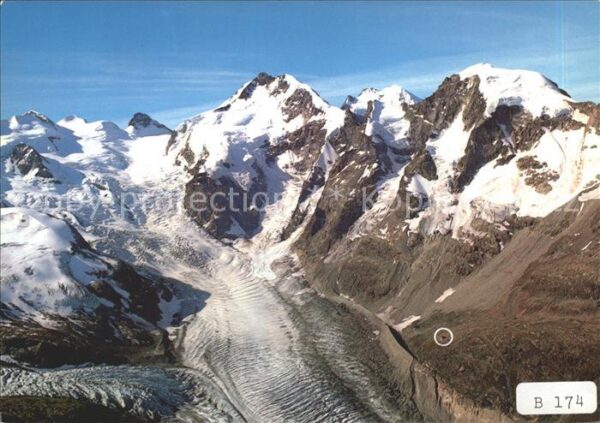 Gletscher Piz Bernina Piz Morteratsch