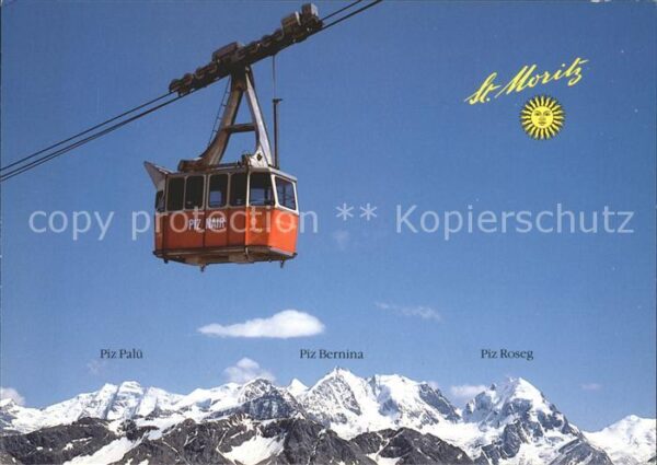 Seilbahn Corviglia-Piz Nair St. Moritz Berninagr