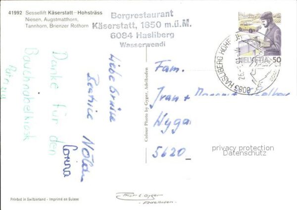 Sessellift Käserstatt-Hohsträss Niesen Augstmattho – Bild 2