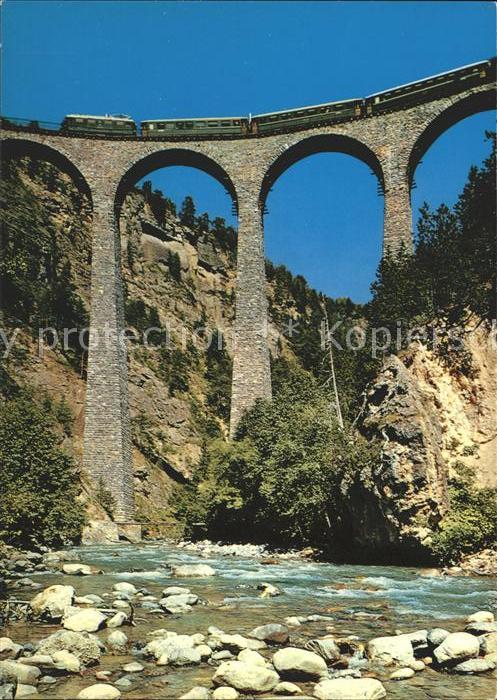 Viadukte Viaduc Landwasser Rhätische Bahn Filisur