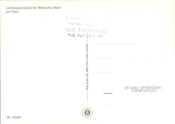 Viadukte Viaduc Landwasser Rhätische Bahn Filisur – Bild 2