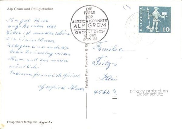Eisenbahn Alp Grüm Palügletscher – Bild 2