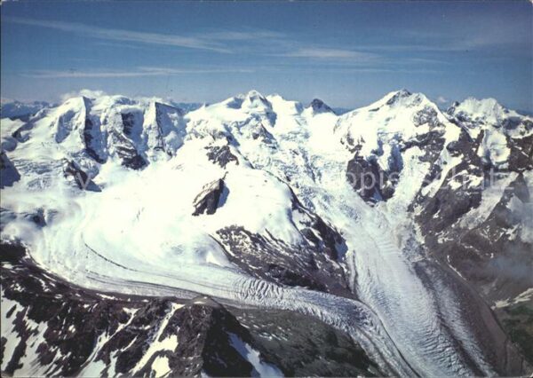 Gletscher Bernina-Massiv
