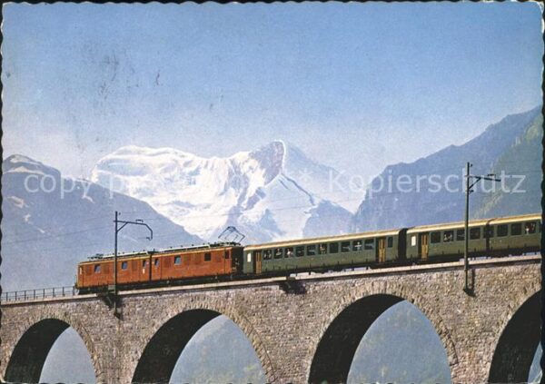 Eisenbahn Bern-Lötschberg-Simplon-Bahn Kanderviad