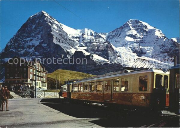 Eisenbahn Kleine Scheidegg Eiger Mönch