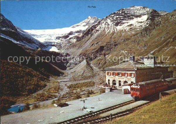 Eisenbahn Alp Grüm Bahnhof Bahnhofbuffet Palü-Gle