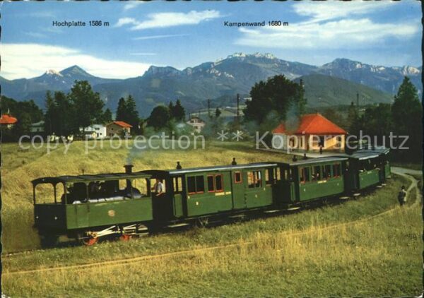 Eisenbahn Chiemseebahn Kampenwand Hochplatte
