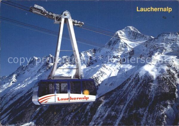 Seilbahn Lauchernalp Lötschental Bietschhorn