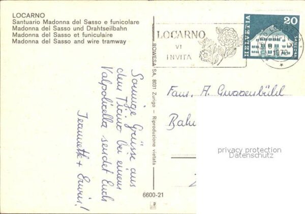 Zahnradbahn Locarno Santuario Madonna del Sasso – Bild 2