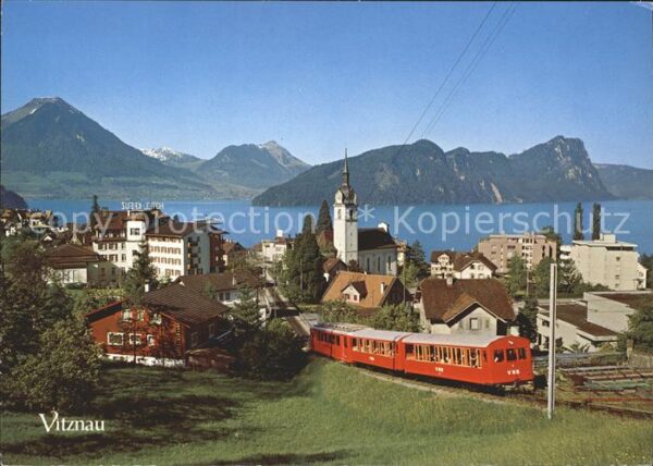 Zahnradbahn Vitznau Vierwaldstättersee Buochserhorn
