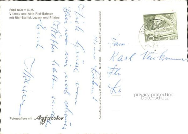 Zahnradbahn Rigi Vitznau und Arth-Rigi-Bahnen Rigi- – Bild 2