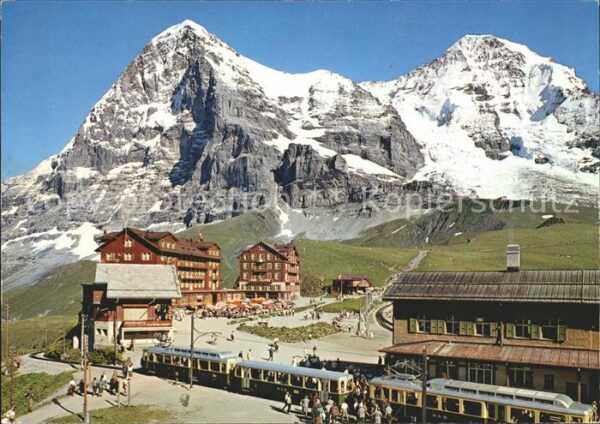 Eisenbahn Kleine Scheidegg Eiger Mönch