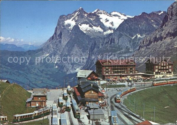 Eisenbahn Kleine Scheidegg Wetterhorn