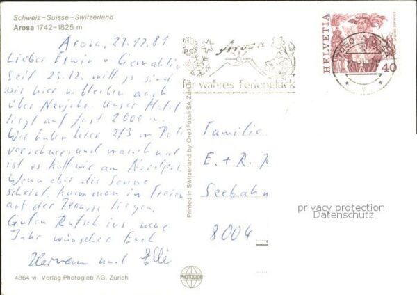 Eisenbahn Arosa – Bild 2