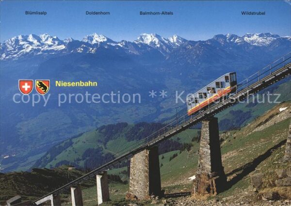 Zahnradbahn Niesenbahn Mülenen-Niesenkulm