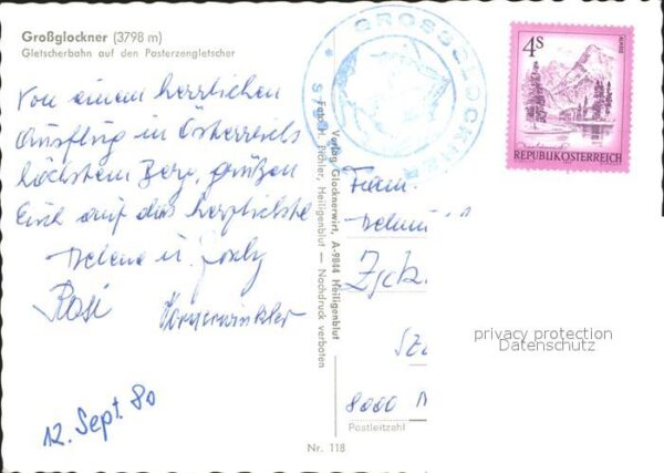 Zahnradbahn Gletscherbahn Pasterzengletscher Grossg – Bild 2