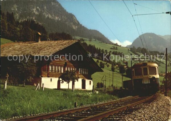 Eisenbahn Simmental-Bahn Oberwil Golden Pass