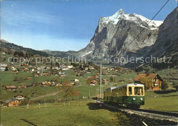 Eisenbahn Berner-Oberland-Bahn Grindelwald Wetter