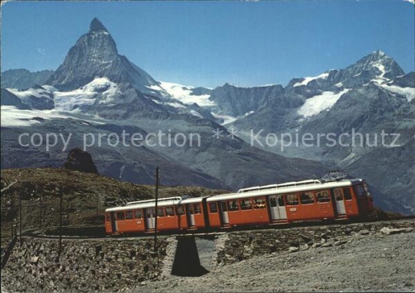 Zahnradbahn Gornergratbahn Matterhorn