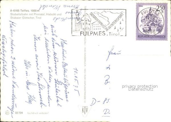 Eisenbahn Stubaitalbahn Telfes Pinnistal Habicht – Bild 2