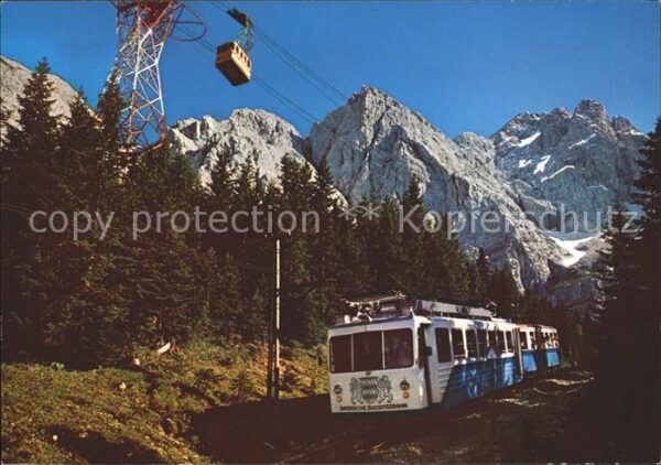 Zugspitzbahn Zahnradbahn Seilbahn Zugspitze