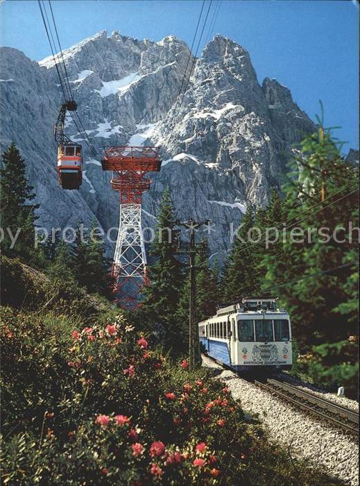 Zugspitzbahn Zahnradbahn Seilbahn Zugspitze