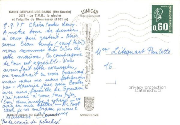Eisenbahn T.M.B. Glacier Aiguille de Blonnassay – Bild 2