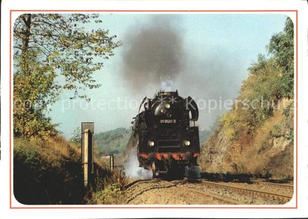Lokomotive 010521 Saalfeld Unterwellenborn