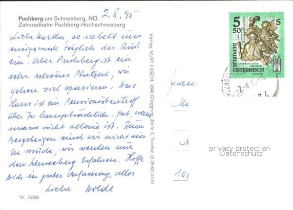 Zahnradbahn Puchberg-Hochschneeberg – Bild 2