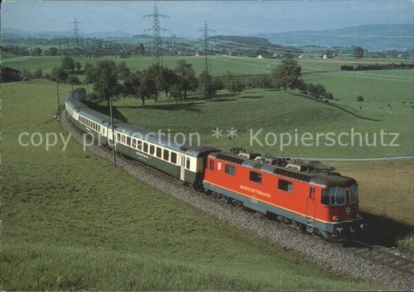 Eisenbahn Elektro-Schnellzuglokomotive Re 4/4 Sch