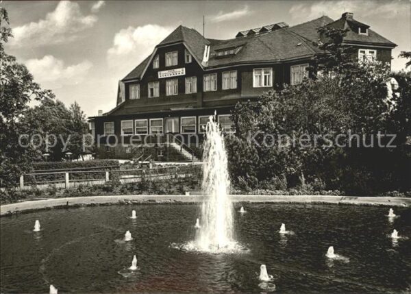 Oberhof Thueringen FDGB Erholungsheim Stachanow