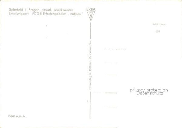 Rehefeld-Zaunhaus FDGB Erholungshheim Aufbau – Bild 2