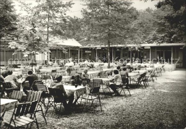 Fockendorf Altenburg Stauseegaststätte Gartenterrasse