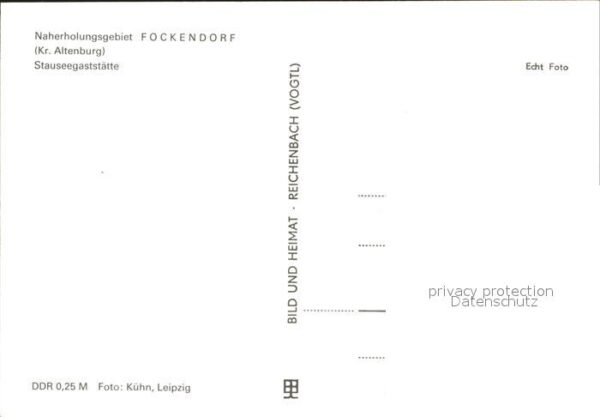 Fockendorf Altenburg Stauseegaststätte Gartenterrasse – Bild 2