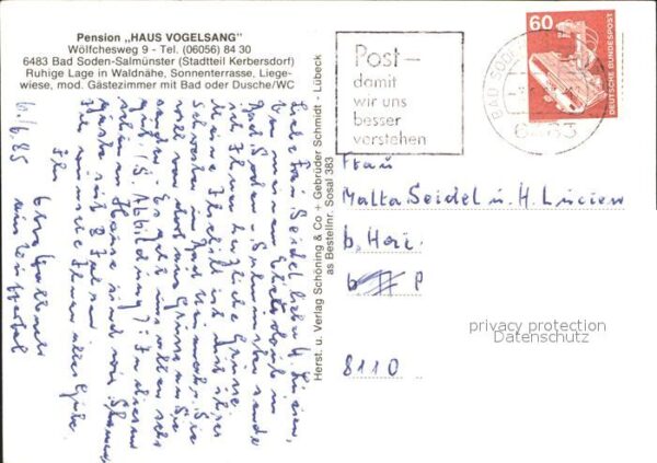 Salmuenster Bad Soden Pension Haus Vogelsang – Bild 2