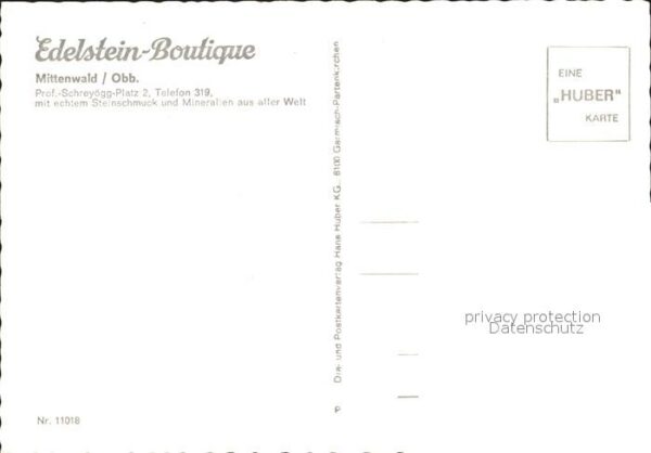 Mittenwald Bayern Edelstein Boutique – Bild 2