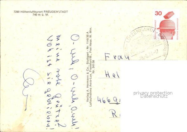 Freudenstadt Fliegeraufnahme – Bild 2