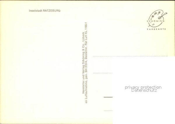 Ratzeburg Fliegeraufnahme Inselstadt – Bild 2