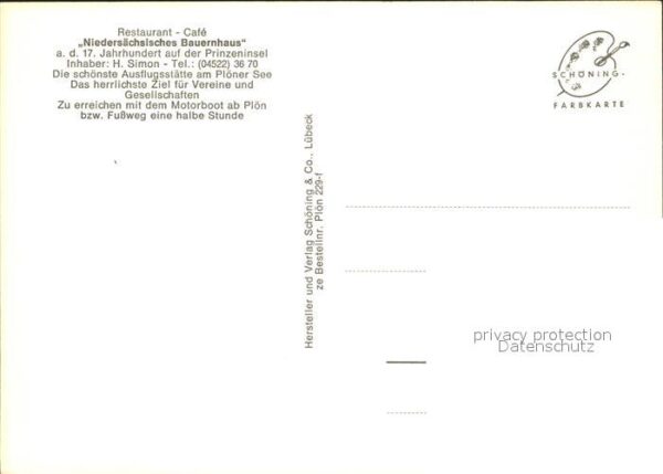 Ploen See Restaurant Cafe Niedersächsisches Bauer – Bild 2