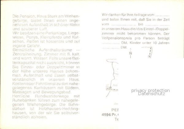 Bad Holzhausen Luebbecke Pr. Oldendorf Pension Haus Stork – Bild 2