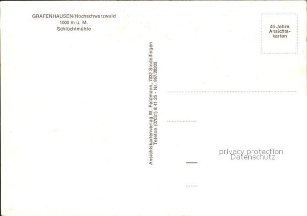 Grafenhausen Schwarzwald Schlüchtmühle – Bild 2