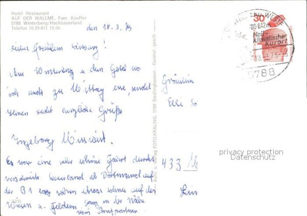 Winterberg Hochsauerland Hotel Restaurant Auf der Wallme – Bild 2