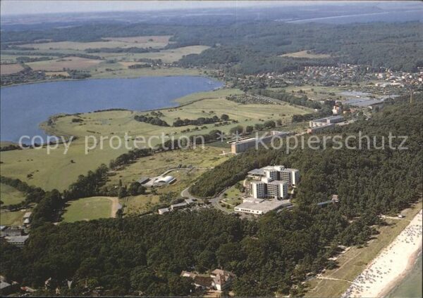 Sellin Ruegen Fliegeraufnahme mit Cilff-Hotel