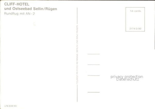 Sellin Ruegen Fliegeraufnahme mit Cilff-Hotel – Bild 2