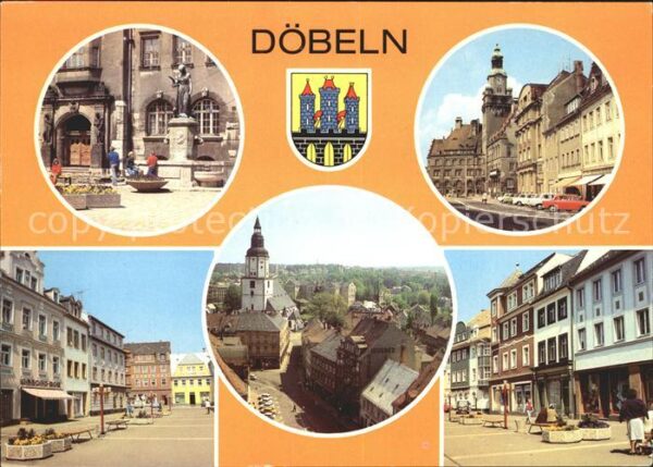 Doebeln Rathaus Ernst Thälmann Platz