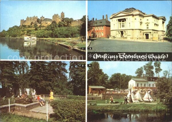 Bernburg Saale Schloss Cafegarten Paradies Theater