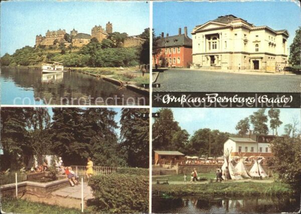 Bernburg Saale Schloss Kaffeegarten Pardies Theater Ei